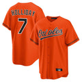 Baltimore Orioles #7 Jackson Holliday Player Orange Jereymy Home Game Stitched Jerseys