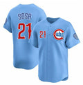 Chicago Cubs #21 Sammy Sosa Blue Jereymy 2024-25 2nd Alternate Limited Stitched Jersey
