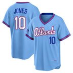 Atlanta Braves #10 Chipper Jones Powder Blue Jereymy 2026 City Connect Stadium Jersey