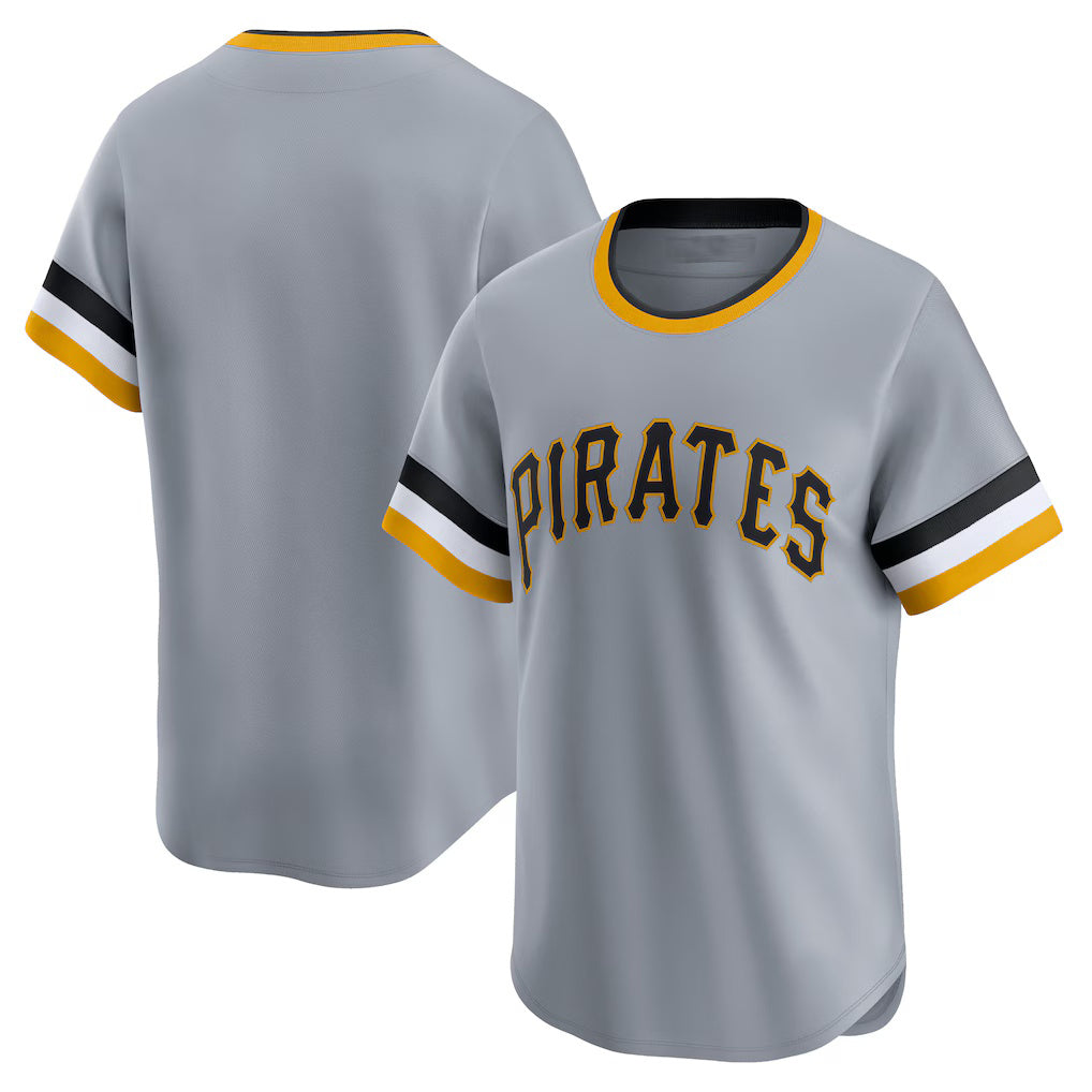 Pittsburgh Pirates Gray Jereymy Cooperstown Collection Limited Jersey