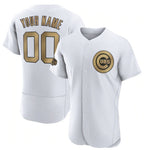 Custom Chicago Cubs Active Player White Jereymy 2022 All-Star Flex Base Stitched Jersey
