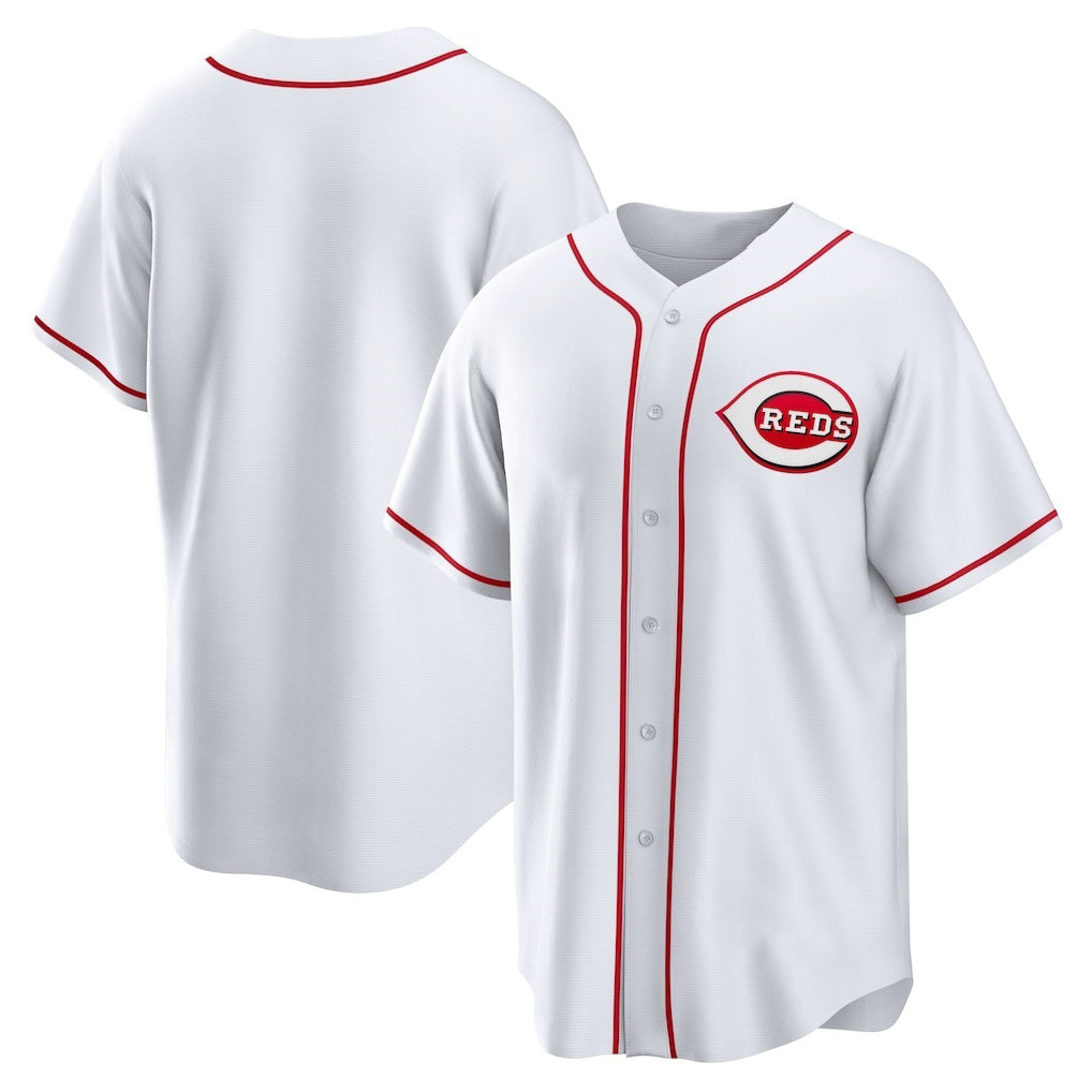 Cincinnati Reds White Jereymy Home Replica Team Jersey