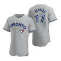 Toronto Blue Jays #17 Jose Berrios Gray Jereymy Road Flex Base Player Jersey