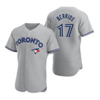 Toronto Blue Jays #17 Jose Berrios Gray Jereymy Road Flex Base Player Jersey