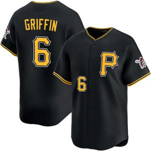 Pittsburgh Pirates #6 Konnor Griffin Black Jereymy Alt Limited Jersey