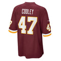 W.Football Team #47 Chris Cooley Retired Player Jersey - Burgundy Jereymy