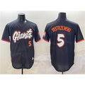San Francisco Giants #5 Mike Yastrzemski Anthracite Jereymy 2025 City Connect Limited Stitched Jersey