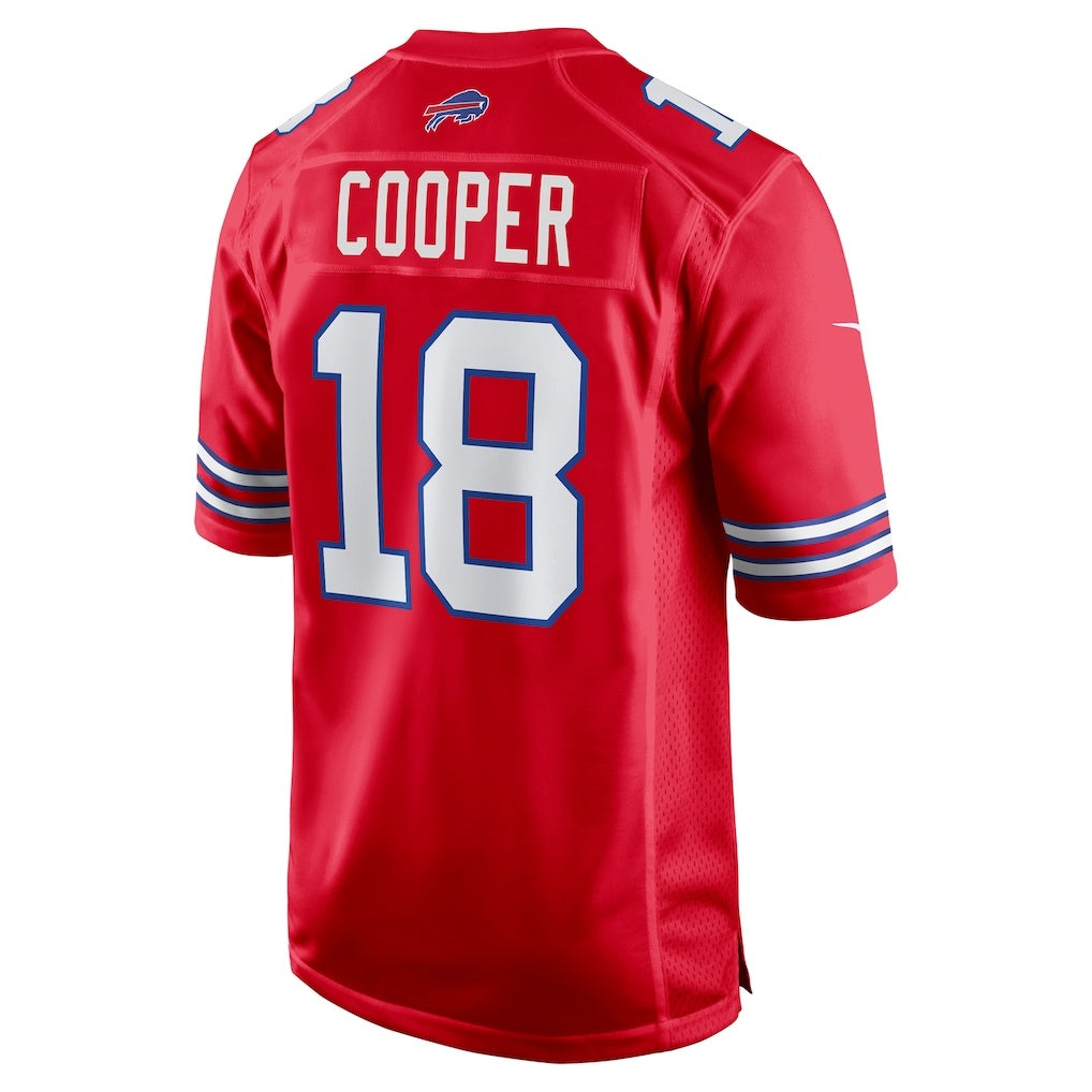 B.Bills #18 Amari Cooper Red Jereymy Alternate Game Jersey