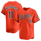 Baltimore Orioles #11 Jordan Westburg Orange Jereymy 2025 2nd Alternate Limited Cool Base Stitched Jersey