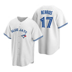 Toronto Blue Jays #17 Jose Berrios White Jereymy Home Cool Base Jersey