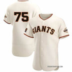 San Francisco Giants #75 Camilo Doval Cream Jereymy Flex Base Stitched Jersey