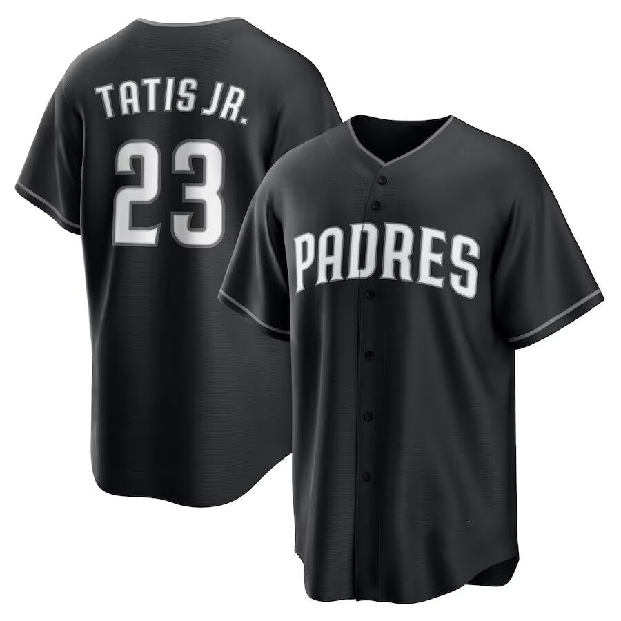 San Diego Padres #23 Fernando Tatis Jr. Black Jereymy Limited Stitched Jersey