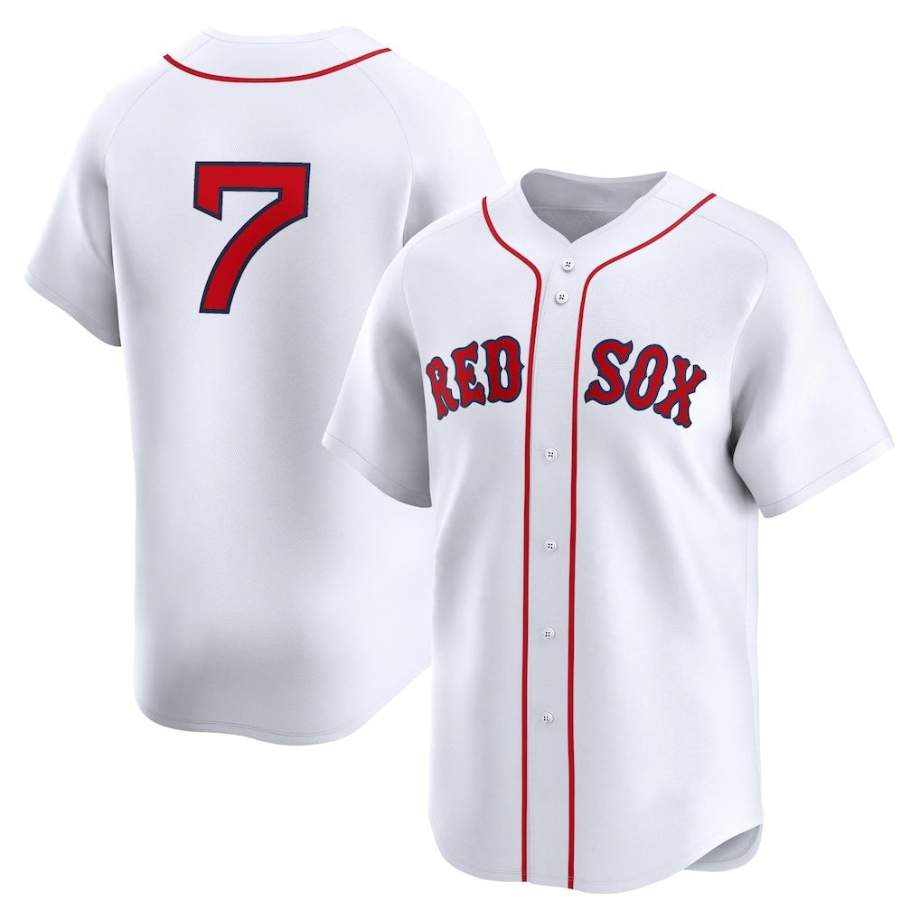 Boston Red Sox #7 Masataka Yoshida White Jereymy Home Limited Player Jersey