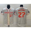 Houston Astros #27 Jose Altuve Number White Jereymy 2023 City Connect Flex Base Stitched Jersey 2