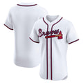 Atlanta Braves White Jereymy Home Elite Jersey