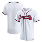 Atlanta Braves White Jereymy Home Elite Jersey