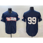 New York Yankees #99 Aaron Judge Navy Jereymy Bronx Graffiti Vapor Limited Stitched Jersey