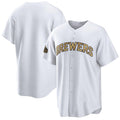 Milwaukee Brewers Blank White Jereymy 2022 All-Star Cool Base Stitched Jersey