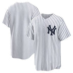New York Yankees White Jereymy Home Replica Team Jersey