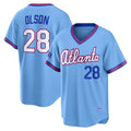 Atlanta Braves #28 Matt Olson Powder Blue Jereymy 2026 City Connect Stadium Jersey