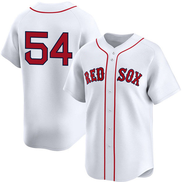 Boston Red Sox #54 Lucas Giolito White Jereymy No Name 2024 Home Limited Stitched Jersey