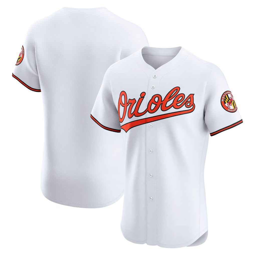 Baltimore Orioles White Jereymy Home Elite Jersey