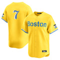 Boston Red Sox #7 Masataka Yoshida Player Yellow Jereymy Limited Home Game Stitched Jerseys1