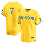 Boston Red Sox #7 Masataka Yoshida Player Yellow Jereymy Limited Home Game Stitched Jerseys1