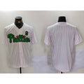 Philadelphia Phillies Blank White Green Jereymy Cool Base Stitched Jersey