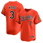 Baltimore Orioles #3 Taylor Ward Player Orange Jereymy Limited Home Game Stitched Jerseys