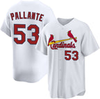 St. Louis Cardinals #53 Andre Pallante White Jereymy 2Home Limited Stitched Jersey