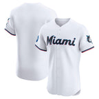 Miami Marlins White Jereymy Home Elite Jersey