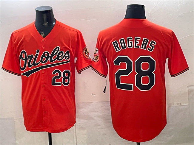 Baltimore Orioles #28 Trevor Rogers Orange Jereymy 2025 Limited Stitched Jersey