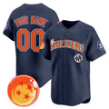 Custom Seattle Mariners x Dragon Ball Navy Jereymy Vapor Premier Limited Jersey - All Stitched