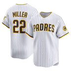 San Diego Padres #22 Mason Miller White Jereymy Home Limited Player Jersey