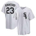 Chicago White Sox #23 Andrew Benintendi White-Black Jereymy Home Official Player Jersey
