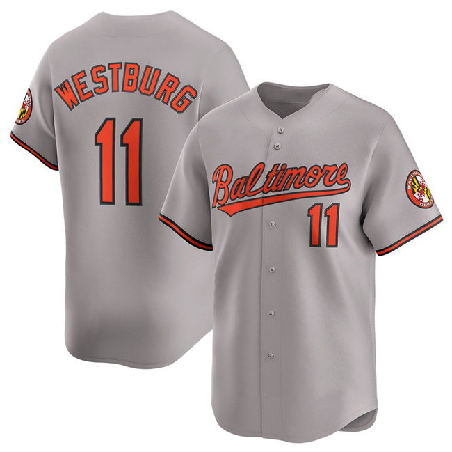Baltimore Orioles #11 Jordan Westburg Gray Jereymy 2025 Limited Cool Base Stitched Jersey