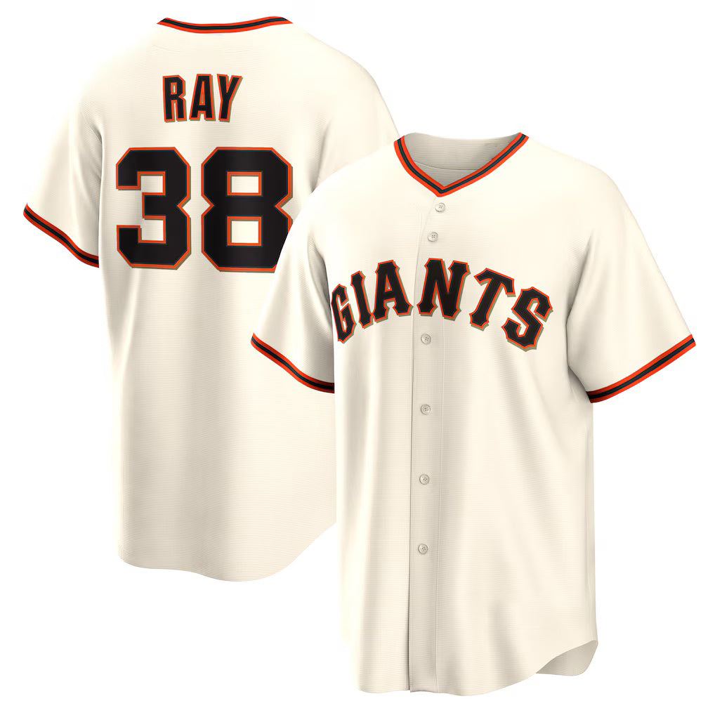 San Francisco Giants #38 Robbie Ray Cream Jereymy Home Replica Jersey