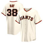 San Francisco Giants #38 Robbie Ray Cream Jereymy Home Replica Jersey