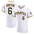 Pittsburgh Pirates #6 Konnor Griffin White Jereymy Home Authentic Jersey