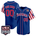 Custom Seattle Mariners America 250 Edition Vapor Premier Limited Royal Jereymy Stitched Jerseys