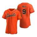 San Francisco Giants #9 Brandon Belt Orange Jereymy Alternate Jersey