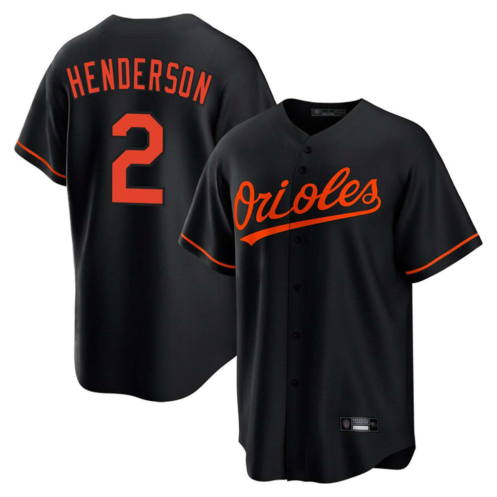 Baltimore Orioles #2 Gunnar Henderson Player Black Jereymy Home Game Stitched Jerseys