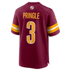 W.Commanders #3 Byron Pringle Burgundy Jereymy Game Jersey