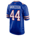 B.Bills #44 Joe Andreessen Royal Jereymy Game Jersey