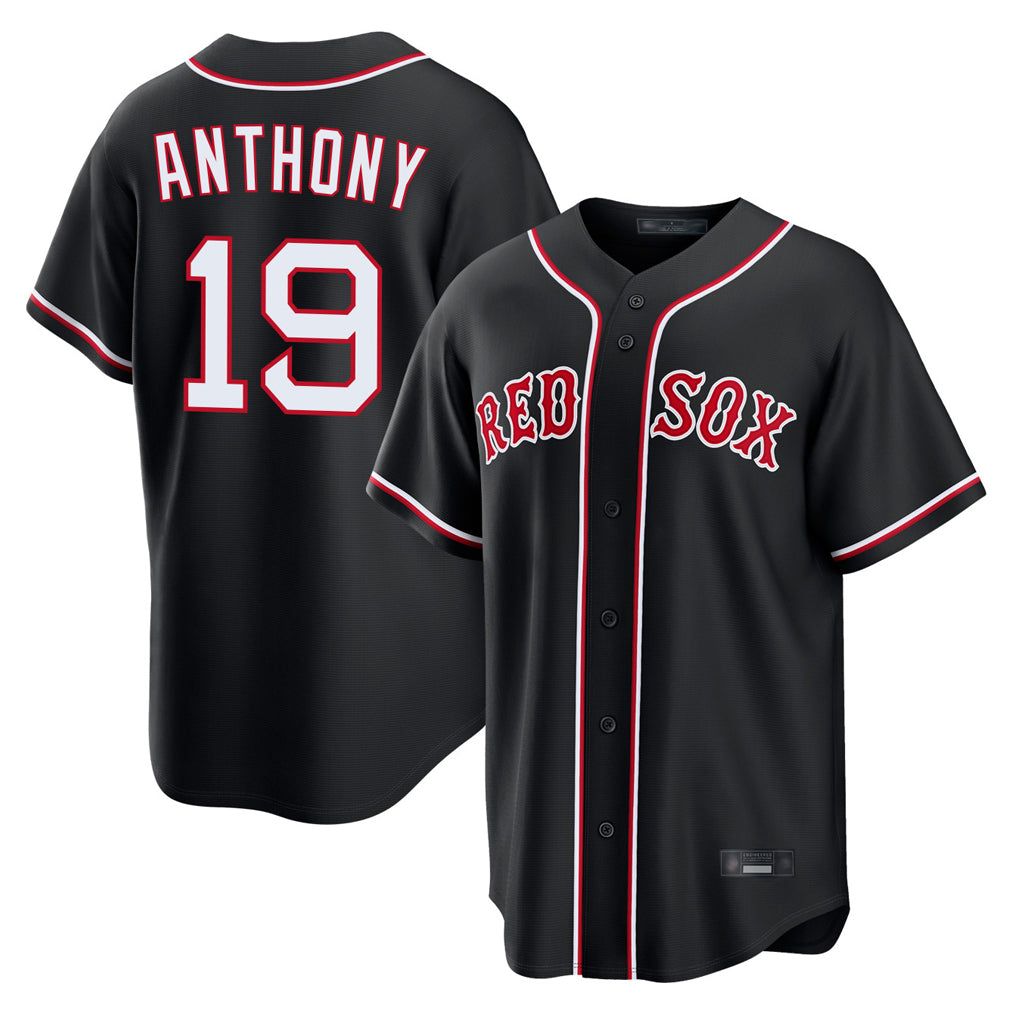 Boston Red Sox #19 Roman Anthony Player Black Jereymy Out Home Game Stitched Jerseys
