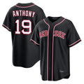 Boston Red Sox #19 Roman Anthony Player Black Jereymy Out Home Game Stitched Jerseys