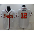 Atlanta Braves #12 Jorge Soler 2022 White Gold Jereymy World Series Champions Program Cool Base Stitched Jersey