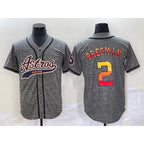 Houston Astros #2 Alex Bregman Grey Jereymy Gridiron Cool Base Stitched Jersey