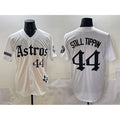 Houston Astros #44 Still Tippin White Jereymy Gothic 'Houston Born Barrio Raised' Limited Stitched Jersey